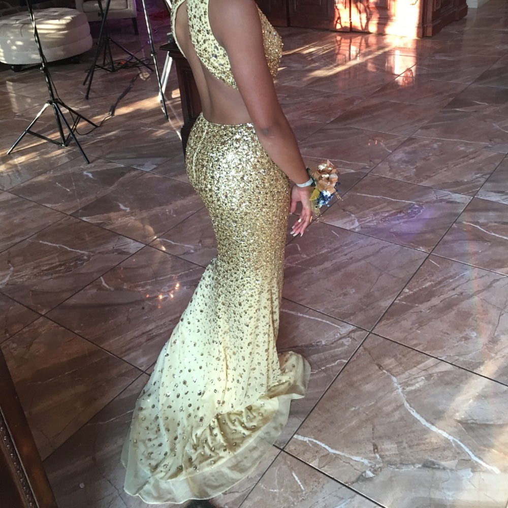Gold Prom Dress